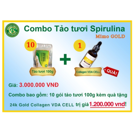 CB01 - Tảo tươi Spirulina Mimo Gold