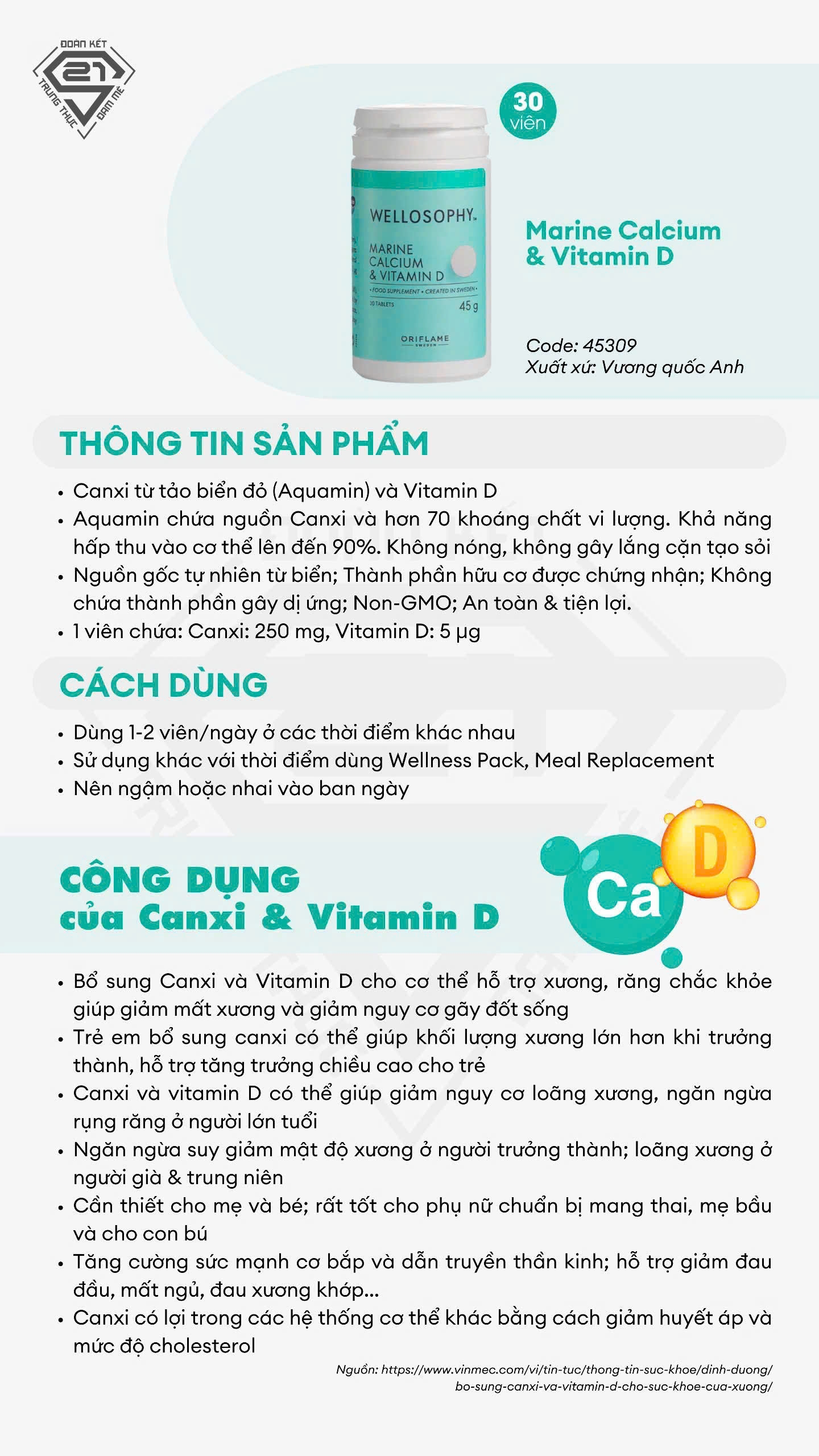 MARINE CALCIUM & VITAMIN D MARINE CALCIUM & VITAMIN D